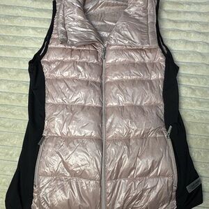 Calvin Klein Women's Shimmering Pink and Black Vest